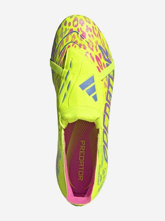 adidas Predator League Ποδοσφαιρικά Παπούτσια με Τάπες FG/MG Κίτρινα