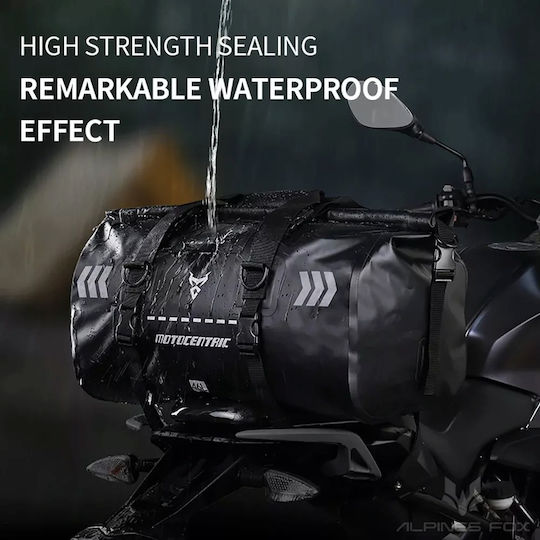 Waterproof Motorcycle Tail Bag 66lt Black
