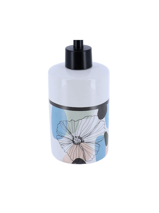 Ceramic Soap Dispenser Φ7.5x17.5 T-d Flowers 6277747 Φ7.5x17.5