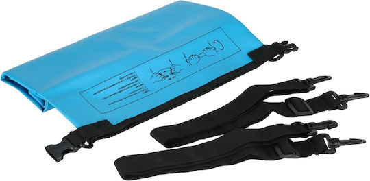 Waterproof Drybag Backpack Tecos 30 L Capacity Blue Outdoor Activities