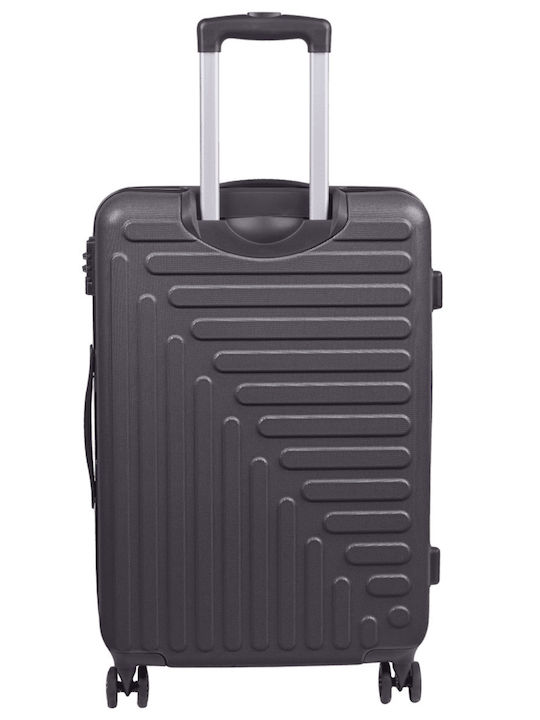 CAT Rockford Valize De Călătorie Scleroase Negre Cu Înălțime Maximă 77cm Cu 4 Roți Set 2 Buc
