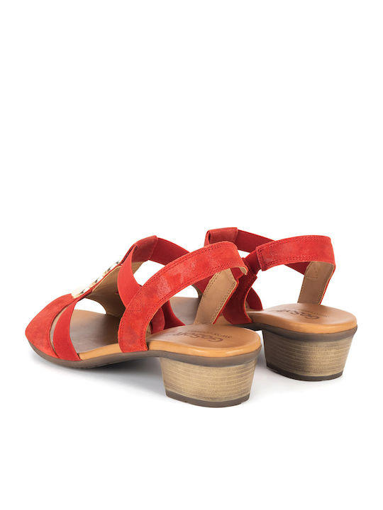 Sandalen Rot