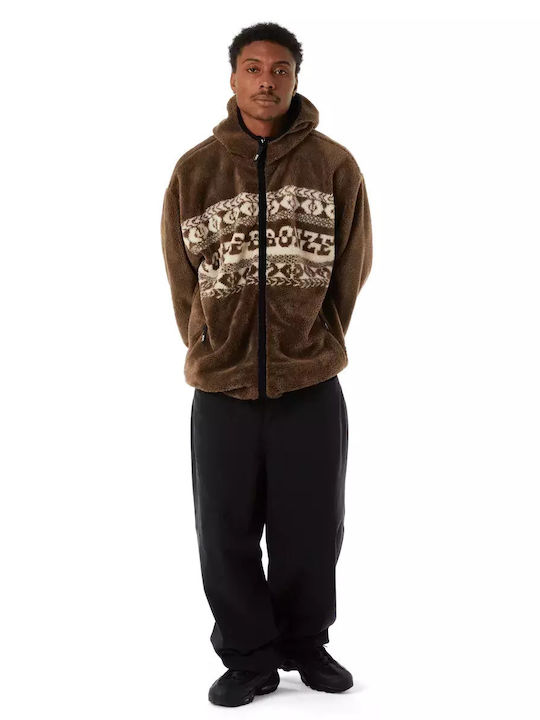 Bronze56k Herren Fleecejacke Brown