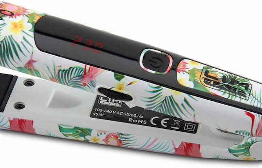 Lim Hair Pc 5.0 Diamond Flores Πρέσα Μαλλιών με Κεραμικές Πλάκες 45W