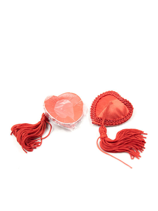 Naughty Toys Capace Pentru Sfârcuri Burlesque Inimă Roșii