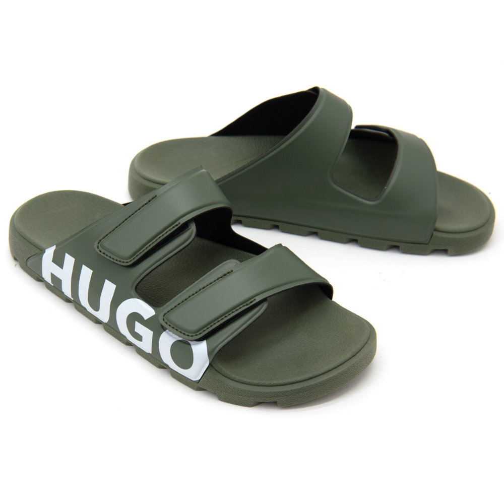 サンダル HUGO Men Sandals Military 50542042 306 HUGO: Shoes men - Military | Hugo sandals 50542042 online at