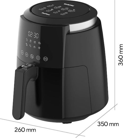 Kumtel Air Fryer 5.5lt Μαύρο