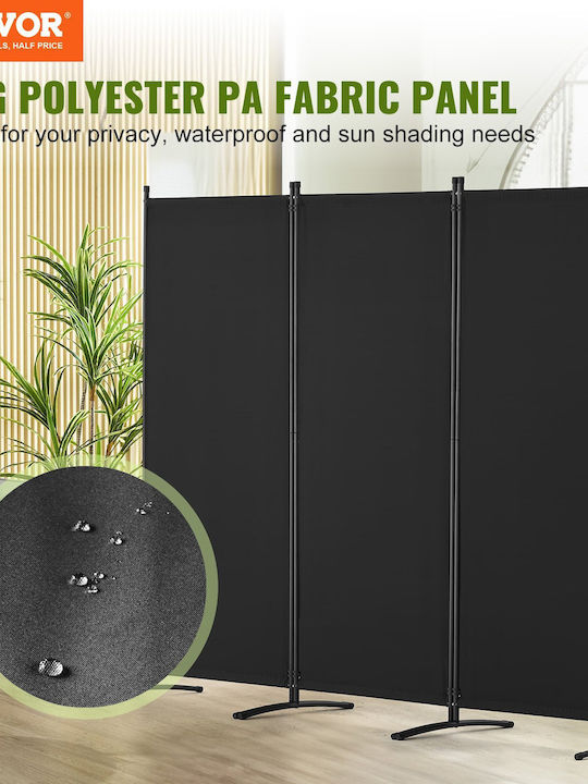 Vevor Διακοσμητικό Παραβάν Υφασμάτινο 228x184cm