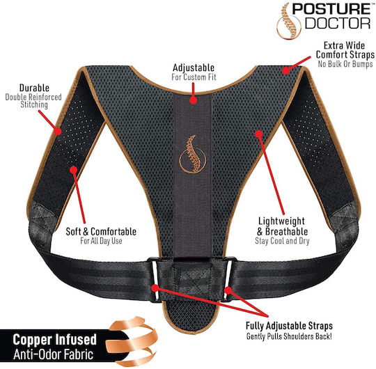 Support Belt Adjustable Back Splint Green