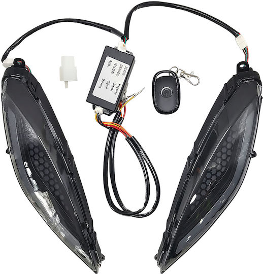 Roc Φλας Μοτοσυκλέτας LED για Yamaha CRYPTON-X135 2τμχ