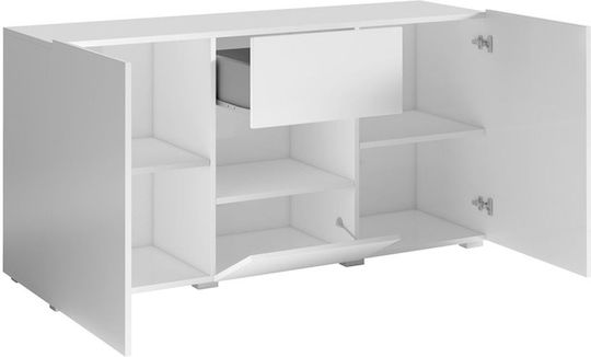 Bufet Delos Alb 137x69x38cm
