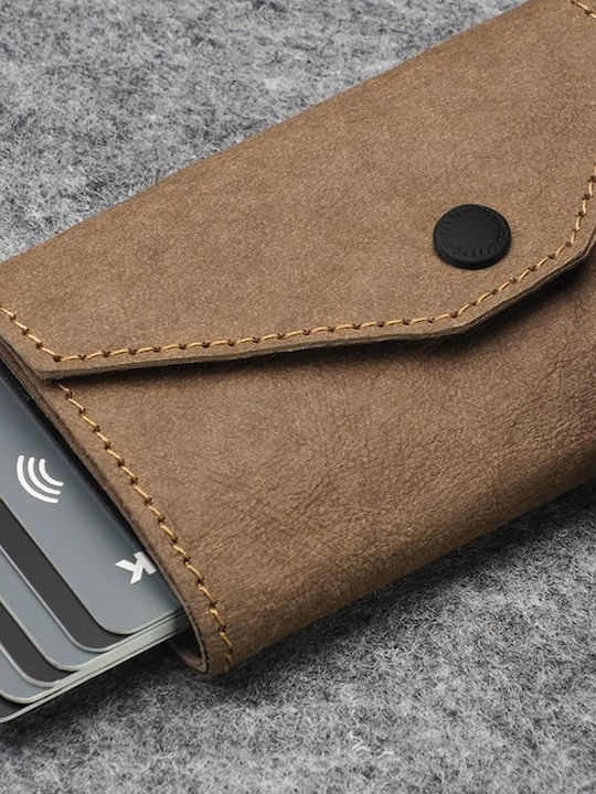 Porter Go Мъжки Портфейл с RFID Бежов