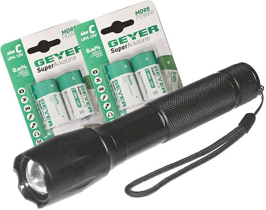 Geyer Φακός LED με Μέγιστη Φωτεινότητα 1000lm