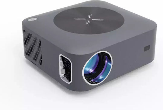 Art X6PRO Projector DLP Full HD Λάμπας LED με Wi-Fi και Ενσωματωμένα Ηχεία