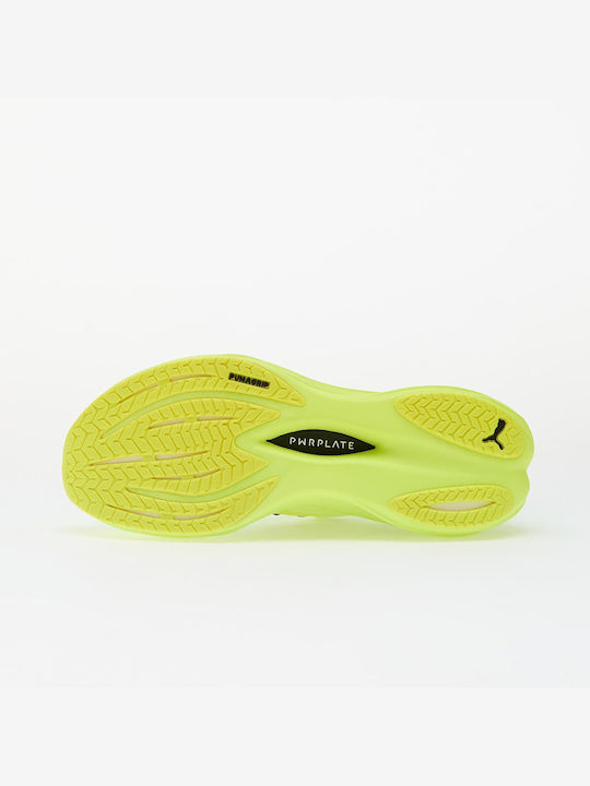 Puma Deviate Nitro 3 Sport Shoes Running Yellow Alert-puma Black