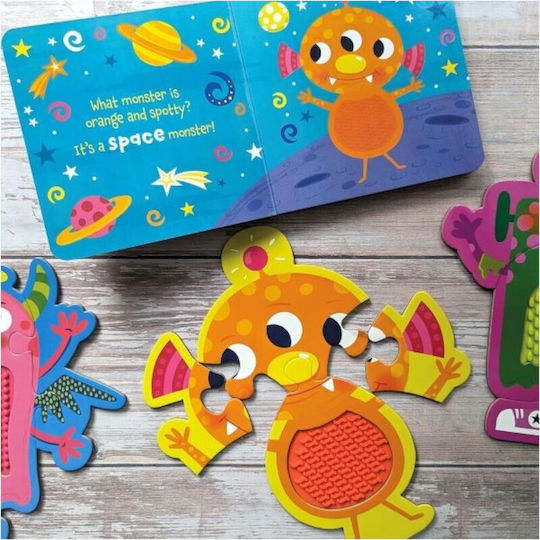 Παζλ Touch Feel Silicon 20pcs Book Set Silpz03 Monsters