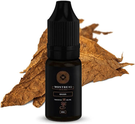 Montreal Ready-to-use E-Liquid Oasis with Smoking Flavor 18mg 10ml