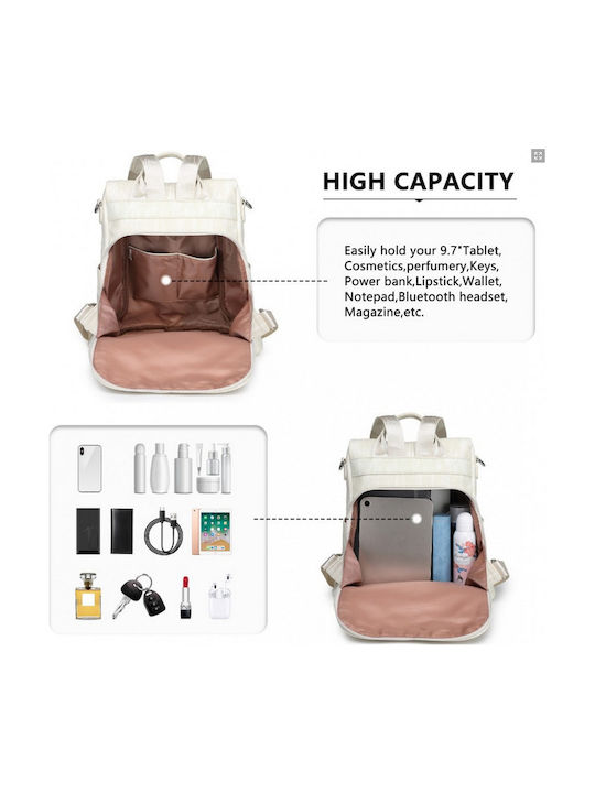 Miss Lulu Backpack Beige