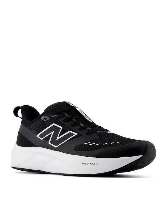 Fresh Foam Αθλητικά Παιδικά Παπούτσια Running με Κορδόνια Μαύρα