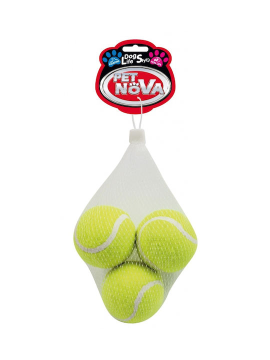Aqua Nova Топка Играчка За Кучета От Каучук Large / Small Жълта