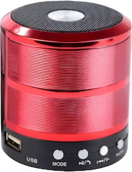 Portable Bluetooth-Lautsprecher 3W mit Radio und Akkulaufzeit bis zu 3 Stunden Rot