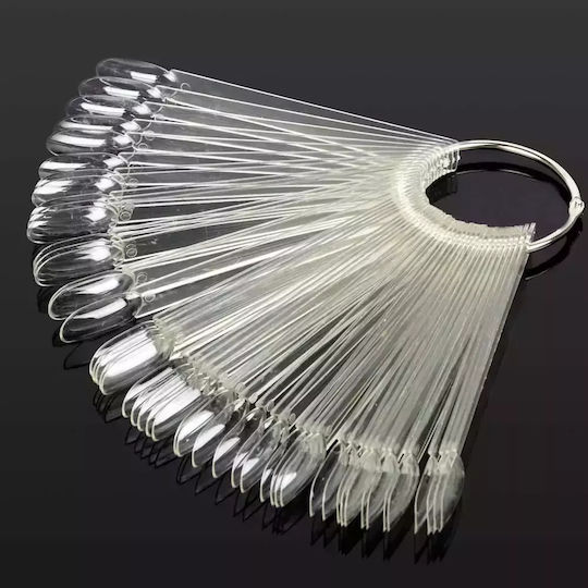 Mostră de Culoare Lacuri de Unghii pe Roată 50 Buc Wz2 Transparent