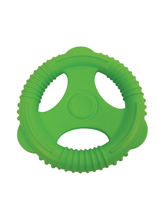 M Pets Air Toss Dog Floating Toy Wheel Green M Pets Air Toss Dog Floating Toy Wheel Green