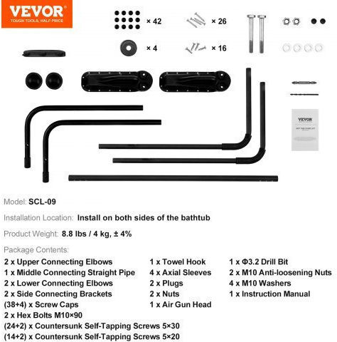 Vevor Spa / Hidromasaj SDSLCDB000004NFQHV0