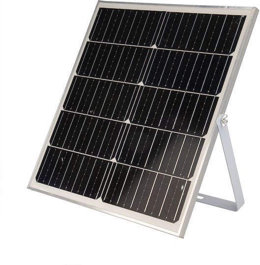Jortan Στεγανός Ηλιακός Προβολέας LED 1000W Ψυχρό Λευκό 6000K με Τηλεχειριστήριο IP67