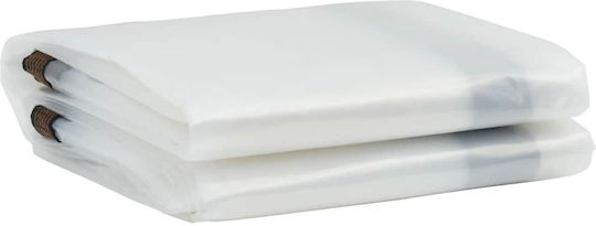 vidaXL Waterproof Tarpaulin 140gr/m² 6x3m. Light Type Transparent