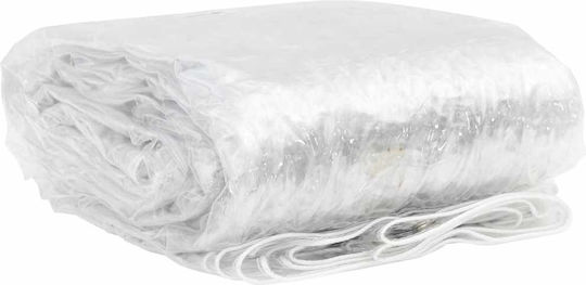 vidaXL Waterproof Tarpaulin 350gr/m² 12x6m. Heavy Duty Transparent