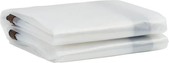 vidaXL Waterproof Tarpaulin 140gr/m² 10x4m. Light Type Transparent