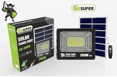 Στεγανός Ηλιακός Προβολέας LED 300W Ψυχρό Λευκό 6500K με Τηλεχειριστήριο IP67