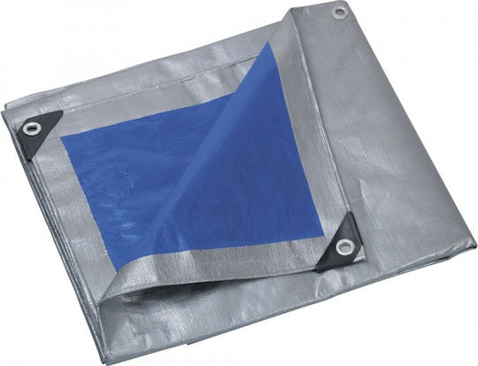 Krausmann Waterproof Tarpaulin 250gr/m² 3x2m. Heavy Duty Silver