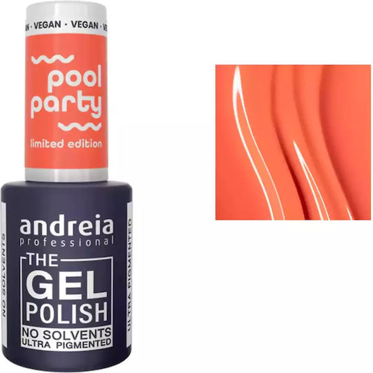 Andreia Professional Pool Party Gel Nagellack Orange N.1 10,5ml