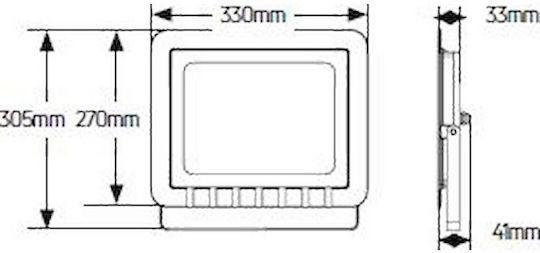 Geyer Αδιάβροχος LED Προβολέας 150W Неутрално бяло 4000К IP65