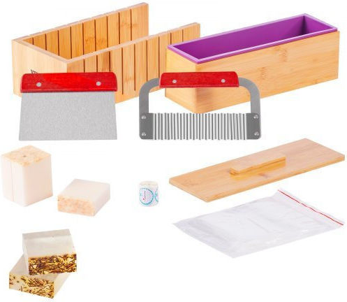 Vevor Soap Making Kit Cutting Box Silicone Mold Cutters Bags & Stickers Fzqdsqgmjqgd1up7yv0