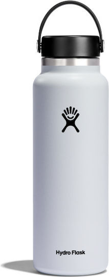 Hydro Flask Bottle Thermos 1.18lt White