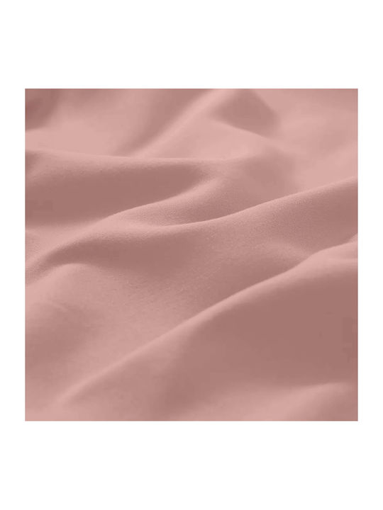 Lino Home Sheet Sets Single 170x260cm. Basico Pink 3pcs
