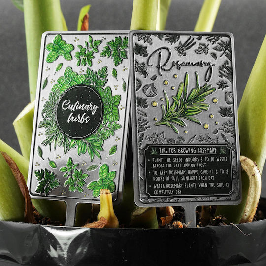 Kadax Herb Plant Spice Label Tag Sign