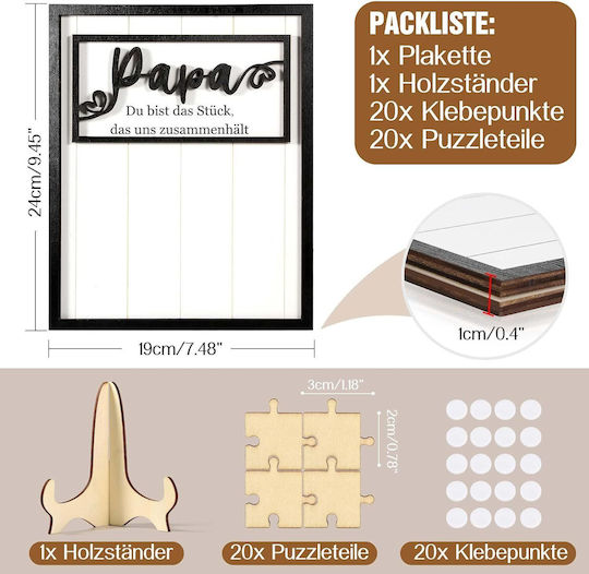 Gift Dad From Daughter Son Wooden Signboard