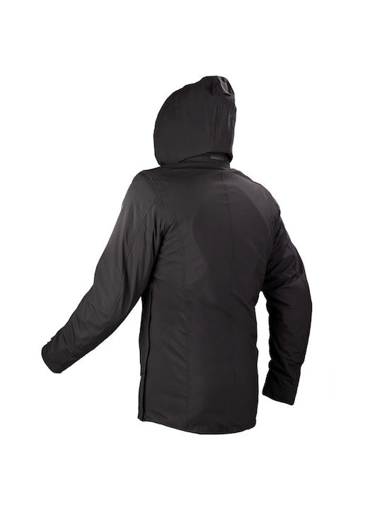 Nordcode Metropolis EVO Winter Herren Motorradjacke Softshell Wasserdicht Schwarz