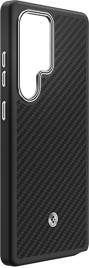 Samsung Aramid Silicone Case Задна корица Aramid Fiber Черен (Galaxy S25 Ultra)