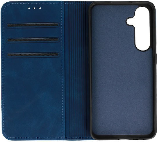 Samsung Buchen Sie Synthetisches Leder / Silikon Marineblau (Samsung Galaxy A36 5G)