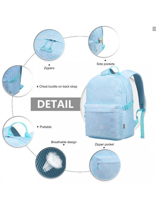 Miss Lulu Backpack Backpack for 15.4" Laptop Blue EQ2361