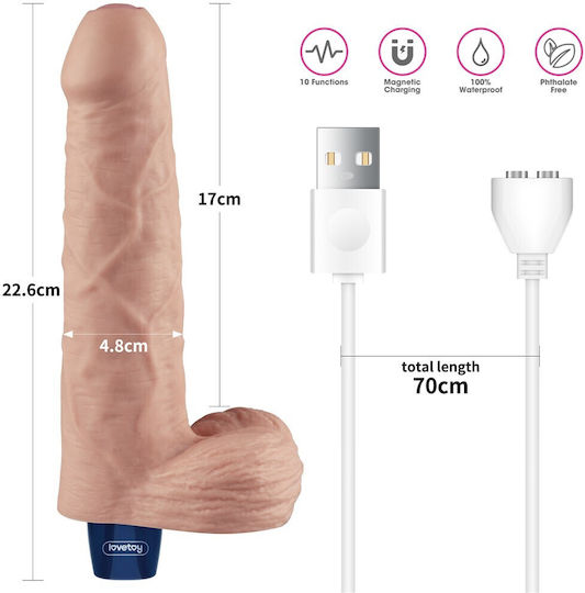 Softee Ρεαλιστικός Δονητής Flesh