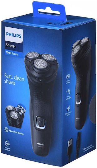 Philips Series 1000 S1141/00 Rotating Electric Shaver Face Rechargeable