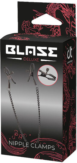 Dream Toys Blaze Nipple Clamps Nipple Clamps in Black Color