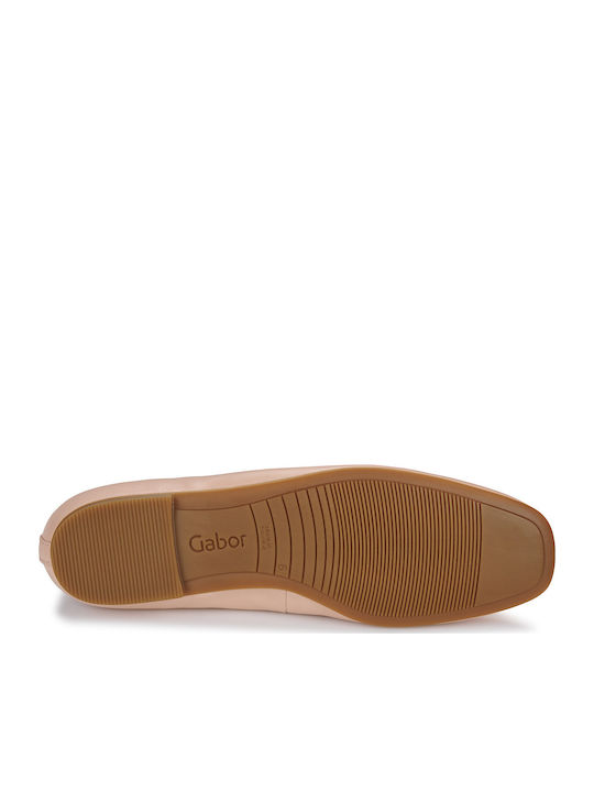 Damen Ballerinas in Beige Farbe
