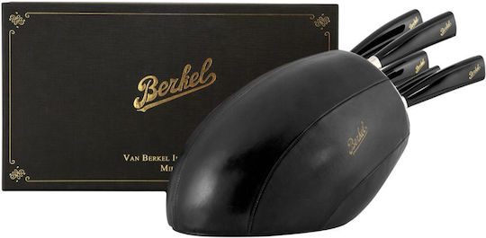 Berkel Elegance Σετ Μαχαίρια με Βάση από Ανοξείδωτο Ατσάλι 5τμχ